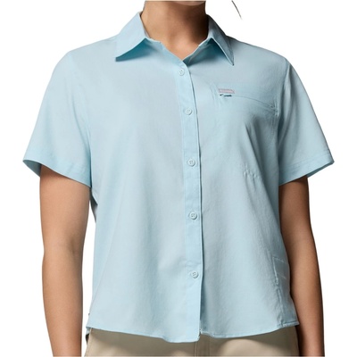 Columbia Дамска риза с копчета Columbia Women's Silver Ridge Utility II S/S Shirt - Marine Light (133-1386-0213)