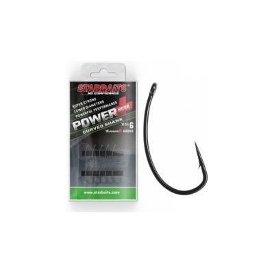 Starbaits Power Hook Curved Shank veľ.8 10 ks