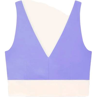 MYMARINI Дамско бикини горнище MYMARINI Women's Yoga Top Bikini top - Chocolate / Lilac (150-5693-0511)