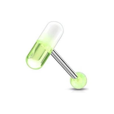 Šperky4U piercing do jazyka kapsle PJ01001-WG