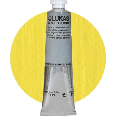 LUKAS Cryl Studio АКРИЛНА боя Lemon Yellow (Primary) 75 ml 1 бр (46200010)