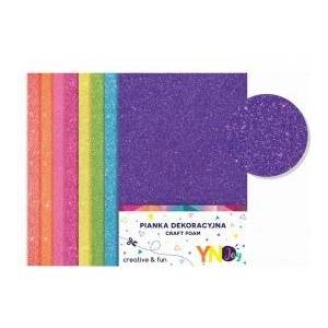Interdruk Decorative foam Glitter pastel NC-015 YNJ NOSTER