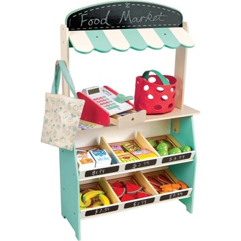 HaPe International Игрален комплект Hape International - Щанд с фермерски продукти (H3209)