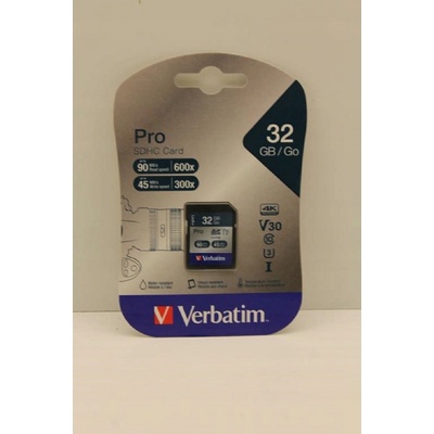Verbatim SDXC UHS-I U3 32GB 47021