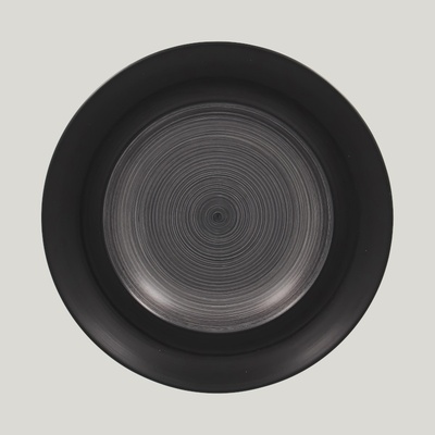 RAK Porcelain Trinidad talíř hluboký s hranou 30 cm šedý TRCLDP30BG-6