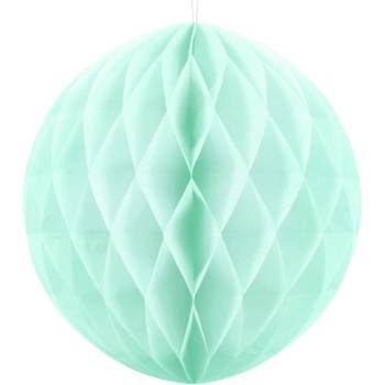 PartyDeco Хартиена Топка за Декорация, Мента, 20см