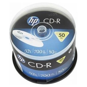 HP CD-R HP (Hewlett Pacard) 80min. /700mb. 52X - 50 бр. в шпиндел 39d405
