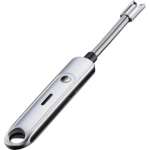 HARAHU Универсален електрически запалвач с usb зареждане - Сребрист kp25711