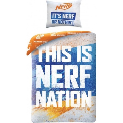 Halantex obliečky Nerf Nation NF-0129BL 140x200 70x90