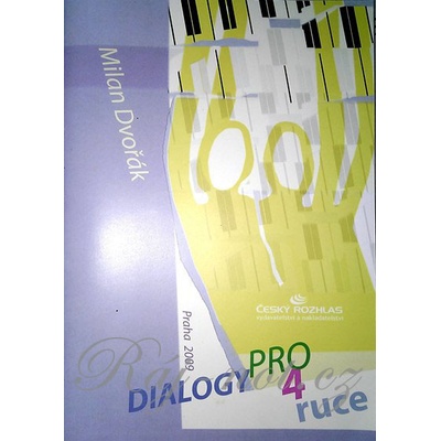 Dialógy pre štyri ruky noty pre klavír Milan Dvořák