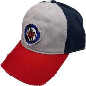 The Who Target Logo Tricolor Шапка с козирка Grey, Navy Blue & Red UNI (WHOCAP02GNR)
