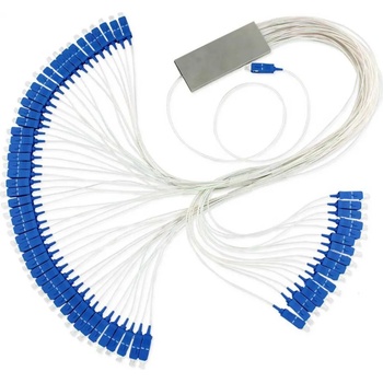 Conneu Оптичен PLC сплитер 1x64 с SC-UPC конектори, Blockless, Conneu (CNPLC-164-SC1-SC1-BL)