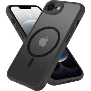IPhone Кейс Full Matte Mag, за IPhone 16e, Magsafe, Черен (4351)