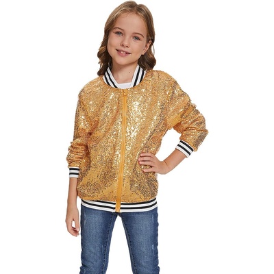 Златисто яке с пайети, детско