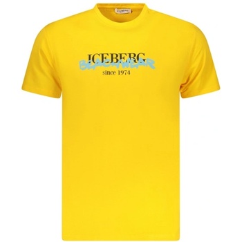 ICEBERG Тениска с къс ръкав iceberg, Размер 2xl, Цвят Жълто (ice3mts01_giyellow)
