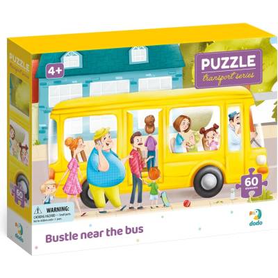 dodo Пъзел DoDo от 60 части - Суматоха край автобуса (300551)
