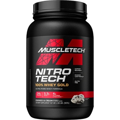 MuscleTech Nitro Tech / Whey Gold [1020 грама] Бисквита с Крем