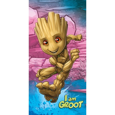 Jerry Fabrics Bavlnená osuška 70 x 140 cm Groot I am groot