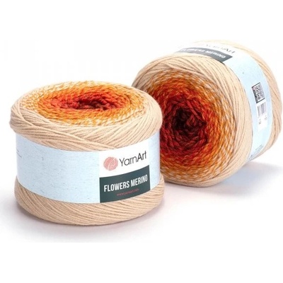 YarnArt Flowers Merino Flowers Merino: Flowers Merino 542