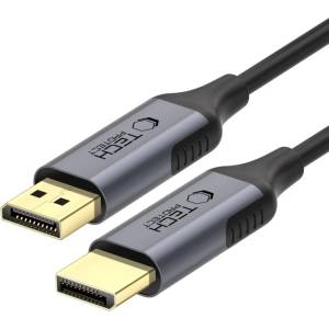 Tech-Protect ULTRABOOST DisplayPort към DisplayPort 1.4 кабел 4K 60Hz 200см черен (5906302321803)