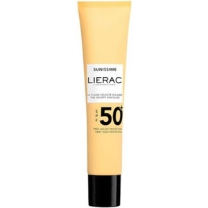 LIERAC Слънцезащитен кадифен флуид за лице, Lierac Sunissime The Velvety Sun Sunscreen Lotion Face SPF50+ 40ml