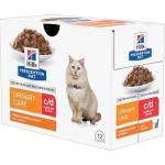 Hill's Hill s Prescription Diet Feline c/d Urinary Multicare Stress Chicken 12 x 85 г