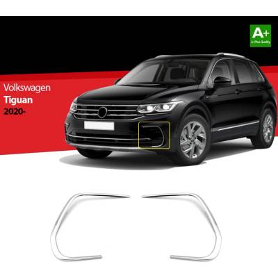 Nerez kryty predných hmloviek VW Tiguan II 2020+