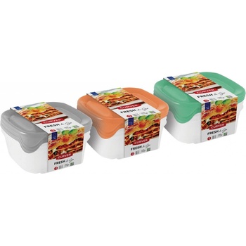 Sada Curver 3 ks čtvercových dóz 3 x 0,8l