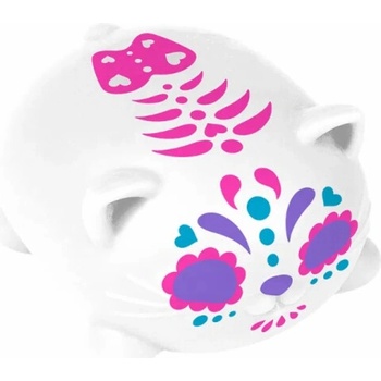 Schylling NeeDoh Mačkací Sugar Skull kočka svítící ve tmě