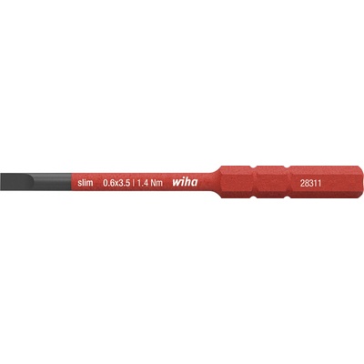 Bit plochý 35x06x75mm 1000v softfinish slimbit 2831 10 wiha 41159