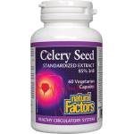 Natural Factors Celery Seed, 75 mg, 60 капсули, Natural Factors
