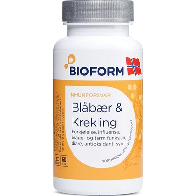 Bioform Черна боровинка + черен емпетрум х 60 капсули / Blåbær and Krekling / | Bioform (2334 BFM)