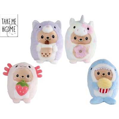 Take Me Home Plyšové kawaii zvieratko s motívom jedla 23 cm