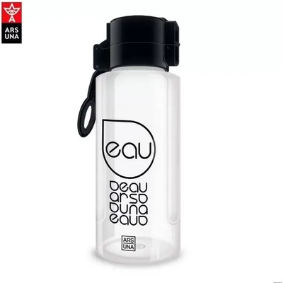 Ars Una Бутилка за вода 650 мл, черно-бяла - Ars Una