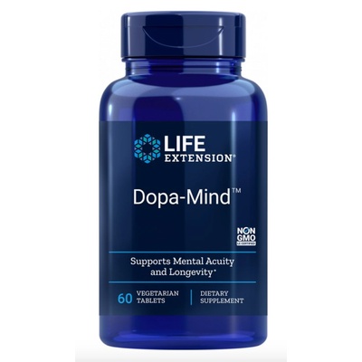 Life Extension Dopa-Mind, Подкрепа с допамин, 60 растителни капсули