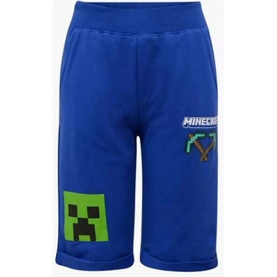 oficiální licence Bermudy minecraft Modrá