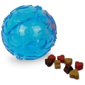 NOBBY Играчка за лакомства TPR Treat Ball 8 см синя NOBBY Германия 60050