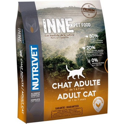 Nutrivet Inne Adult Cat s krůtím 2 x 6 kg