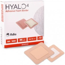 Hyalo4 Silic.Adhes.Border Foam Dress. 10 x 10 cm 10 ks