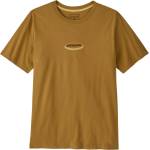 Patagonia Мъжка тениска Patagonia 95 Oval Logo T-Shirt - Bobcat Brown: Sunshine (216-7985-0112)