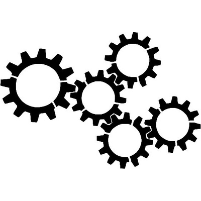 Artemiss Ozubené kolesá plastová šablóna D 29 cm x 29 cm