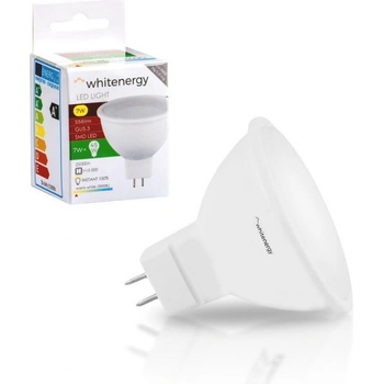 Whitenergy LED žiarovka SMD2835 MR16 GU5.3 7W teplá biela