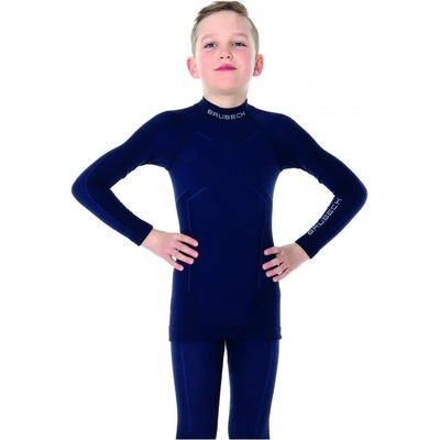 Brubeck Active wool Junior námořní modř