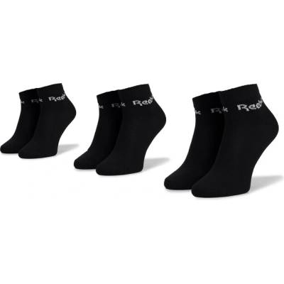 Reebok Комплект 3 чифта къси чорапи унисекс Reebok Act Core Ankle Sock 3p FL5226 Black (Act Core Ankle Sock 3p FL5226)
