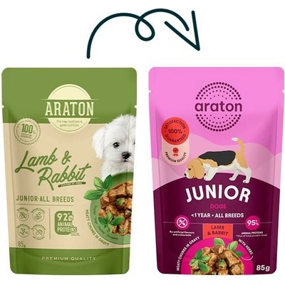 Araton Dog Junior Lamb & Rabbit 85 g
