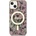 GUESS Калъф GUESS, Flowers IML MagSafe Compatible за iPhone 14, GUHMP14SHCFWSP, Розов цвят (GUHMP14SHCFWSP)