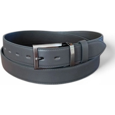 Penny Belts pánský kožený opasek Rafael šedý