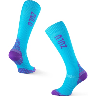 podkolienky Zulu Run Compression modráfialová