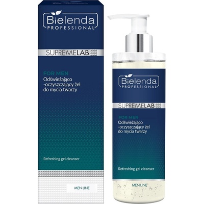 Bielenda Professional SupremeLab For Men osviežujúci a čistiaci gél na tvár 200 ml