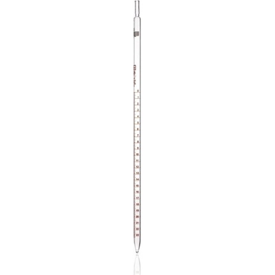 Pipeta dělená, tř. A, úplný výtok, 1 ml